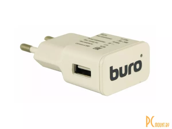 Сетевое зар./устр. Buro TJ-159w USB, 2.1A универсальное белый