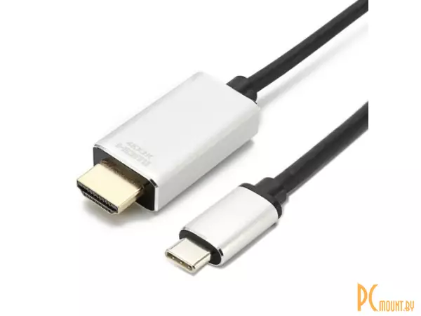 Переходник USB3.1 Type C to HDMI 2.0, 2 m, Black